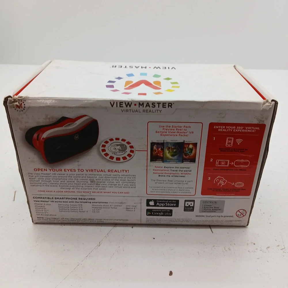 View-Master VR Starter Pack Lot of 3 – Includes Viewer Space & Destinations Set